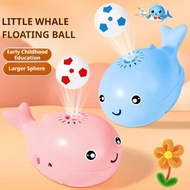 Cat Toys Electric Jet Floating Ball Cat Toy Whale Shaped Cat Toy Interactive Portable USB Dual F5M7