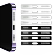 iPhone16 iPhone16e iPhone15 High Quality Metal Dustproof Net Universal Earpiece Speaker Hole Sticker