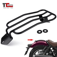 Black Motorcycle Rear Solo Seat Luggage Rack Support Shelf For Honda CM1000 CMX1000 Rebel CM CMX 100