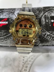 旺角門市100%全新有原裝盒 G-shock GM-6900SG-9 全金屬不鏽鋼殻 新系列全透明錶帶