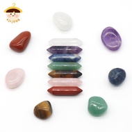 〔8C05〕 14pcs Seven Chakra Energy Healing Stone Natural Crystal Gemstone Ornaments Gifts 〔8C〕