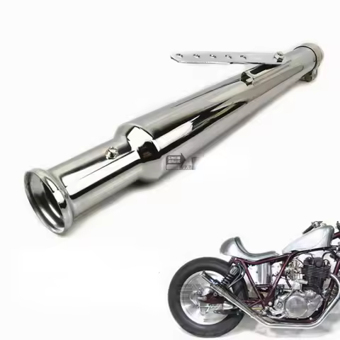 Retro Modified Exhaust Pipe Muffler SR400 Xinyuan 400 CG125 Tianjun Ranger Straight Exhaust Pipe Tai