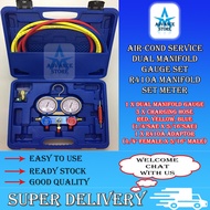 Air-Cond Service Dual Manifold Gauge One Set R410A