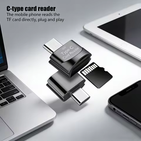 USB 3.1Type C Card Reader USB-C TF Micro SD OTG Adapter Type-C Memory Card Reader For Laptop Smart P