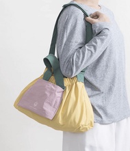 Unisex Dumpling Bag Lightweight Nylon Waterproof 3-way Bag Dumpling Colorblock Handbag Shoulder Bag