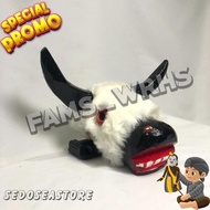 Mini White Feather Bull Children's Bull Wooden Material White Feather Variation Af 1