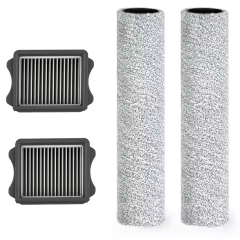 A84X-Dry Filter & Brush Roller Set For Tineco S9 Artist Pro S9 Artist Steam, S7 Artist, S7 Stretch S