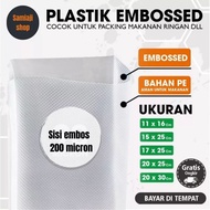 Vacuum Plastic 15x25 and 12x20 Food Embossed Vacuum Fakum Bag Embossed Emboss