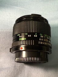 Canon new fd 35mm f2 鏡頭