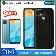 Case Oppo A15s SoftCase Free Tempered Glass Oppo A15s