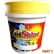 RAIN OR SHINE ELASTOMERIC WATERPROOFING PAINT 1 TIN/PAIL(BALDE/TIMBA) PART 1 WALANG AMOY NA PINTURA