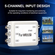 [THE NEW]ET601/ET602 Wireless for WiFi 5-Channel USB Oscilloscope Recorder