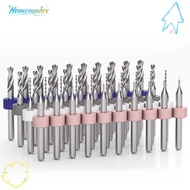 HOMEMADEX PCB Drill Bits Tungsten Steel PCB Twist Drill Wood CNC Drill Carbide CNC Milling Cutter