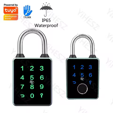 Tuya TTLOCK APP Control Waterproof Password IC Card RFID Smart Padlock Bluetooth Anti-theft Luggage 