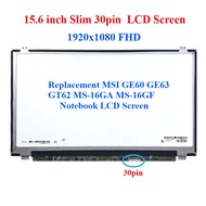 Replacement MSI GE60 GE63 GT62 MS-16GA MS-16GF Notebook LCD Screen