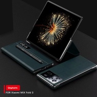 For Xiaomi MIx Fold 3 5G Case Luxury Business PU Leather Case Folding Phone Cover For MI X Fold3 Sho
