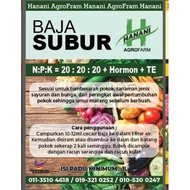 Baja Subur Hanani Agro Farm NPK 20-20-20 Setanding Yaramilla Baja Sawit Pisang Kelapa