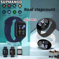 2Pcs New Smart Watch Real Step Count Women Men Sport Fitness Smartwatch Waterproof Watches Bluetooth Smart Watch For Android IOS