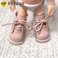 PBFASH 1pair Bjd Doll Shoe, Pretend Play Black Brown Doll Leather Shoes Boots, Doll Accessories Cute
