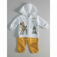 Disney Bambi Baby Girl Max Hoodie Jacket Set 6-9M | Disney Bambi Max Kids Jacket Set
