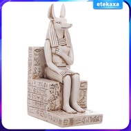 [etekaxaMY] Ancient Egyptian Figurine Statue Decoration Mythological Egypt Anubis Office Desktop Decor Crafts