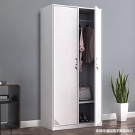 ST/💚G3YNSteel Dormitory2Two-Door Double-Door Changing Iron Wardrobe Staff Wardrobe Household Bathroom Storage with Lock