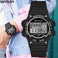 SANDA Brand Ladies Electronic Sport Watch Women Watches Casual Waterproof LED Digital Wristwatch Female Clock