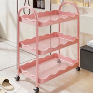 [48H Shipping] Highly stylish bathroom storage rack, freestanding and movable, for storing shampoo, 