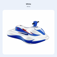 Electric Inflatable Jet Ski Twin Engine Ride-On Watercraft for Kids and Adults Pool Boat Water Play 