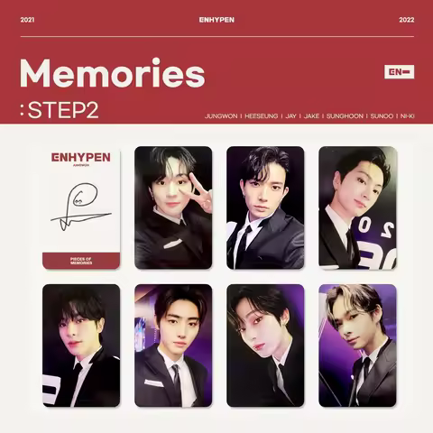 ENHYPEN Lightweight KPOP Photocard Album Matching Postcards Easy Carry KPOP Fan Collect Cards
