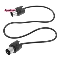 MIDI DIN 5PIN Male to Male Cable MIDI 5 Pin DIN Plug to 5 Pin DIN Audio Extension Male Cable Din-5pi