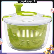 Large Salad Spinner - Wash,Rotate & Dry Salad Vegetables,Fruits&Vegetables, 5 Quarts,Salad Spinner