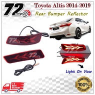 Toyota Altis 2014-2019 Rear Bumper Reflector With Running Light