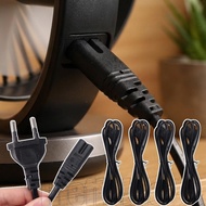 3-2Pcs 1m/1.5m/1.8m EU Power Cable - 8 Ac Power Supply Cable - 2 Pin Power Extension Cord  - Round H