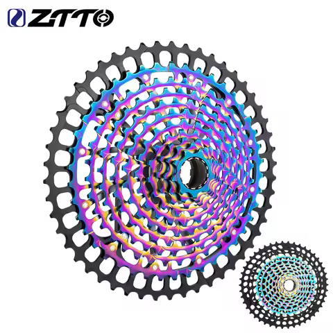 ZTTO Ultralight MTB Gravel Bike 11 Speed 12 Speed 9-50T Bicycle Cassette 11S XD Pro Freewheel Rainbo