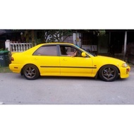 sport rim te37 r15 4 lubang free tyre 4biji + 2 biji tayar second hand