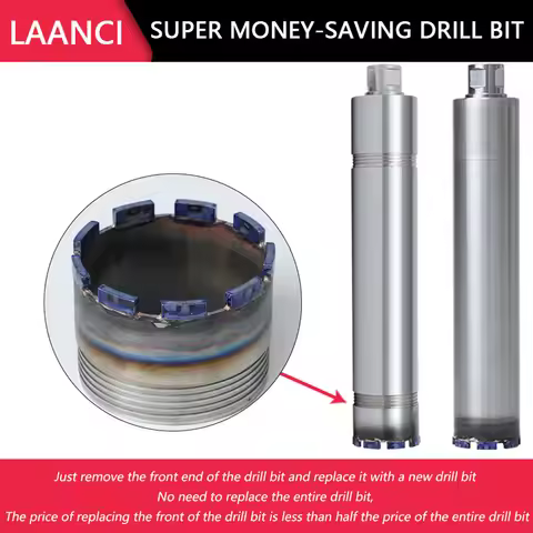 Assembled Diamond Core Bit knife head part Reinforced Concrete Drill Cobalt Blade Sharp for M22 1 1/