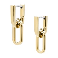 Fossil JF04780710 Heritage D-Link Drop Earrings