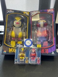 Bearbrick - BE@RBRICK 2022一番賞 X-MEN Wolverine 400% x Magneto 400%+100%