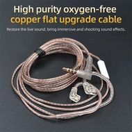 KZ ZS10 ZST ZS3 In Ear Cable High-Purity Oxygen-Free Copper Twisted Upgrade Cable KZ 2pin Cable For 