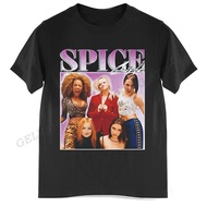 2022 Summer Men's T-shirt Spice Girls T Shirt Men Women Fashion Cotton T-shirt Street Hip Hop Tee Tops Rock Band Camiseta Hombre XS-6XL