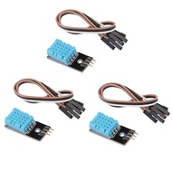 3PCS Digital DHT11 Modul Sensor Kelembapan Suhu Pengesan Suhu dan Kelembapan 3.3V-5V 20%-95% Siasata
