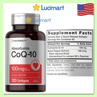 Viên uống CoQ10 100mg Horbaach hũ 120 viên [Hàng Mỹ]