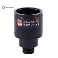 .HD CCTV Lens 3.0MP M12 2.8-12mm Varifocal cctv IR HD Lens,F1.4,manual focus zoom
