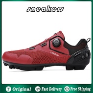 Men Cycling Locking Shoes for MTB Road Bike Professional Road Bicycle Shoes Compatible with SPD Cleats Road Bike Shoes for Men