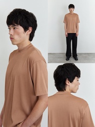 Signature Ruffle Tee - Nude