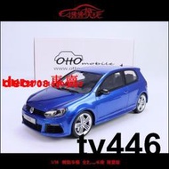 現貨現貨OTTO 1:18大眾 高爾夫GOLF VI R 六6代VW 高6R樹脂汽車模型