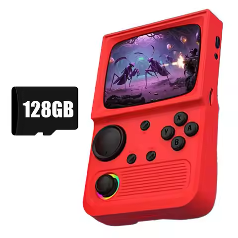 ABZZ-R36T Retro Handheld Game Console 3.5 Inch IPS Screen 128G Storage Capacity 20000 Games Portable