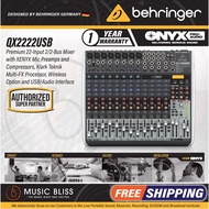 Behringer XENYX QX2222USB Mixer with USB and Effects (XENYXQX2222USB / XENYX-QX2222USB)