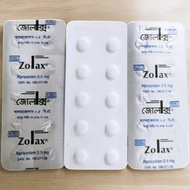 READY STOCK ▶️ ZOLAX 0.5MG ◀️ ZOLIUM 0.5MG ◀️ ZOLIUM 1MG VITAMINS PILL 1PAPAN 10BIJI 5PAPAN 50BIJI 1